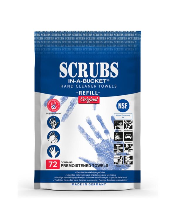 SCRUBS Refill Pack 72 Wipes