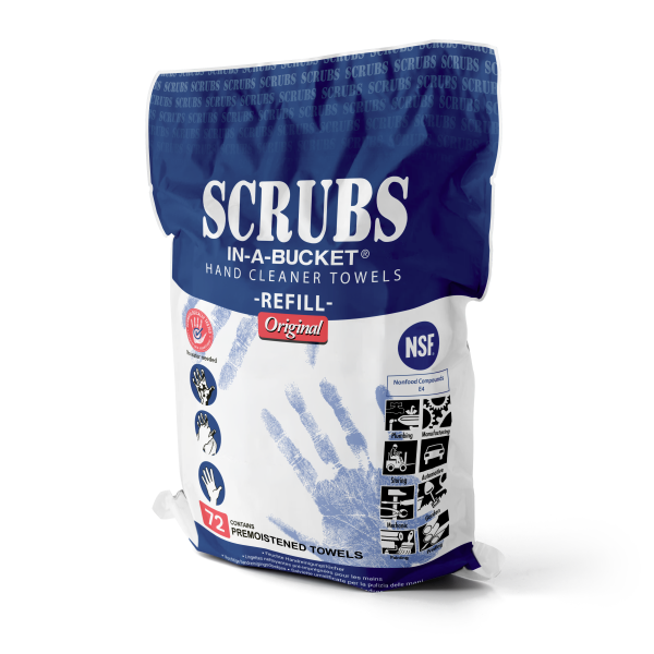 SCRUBS Refill Pack 72 Wipes | SCRUBS